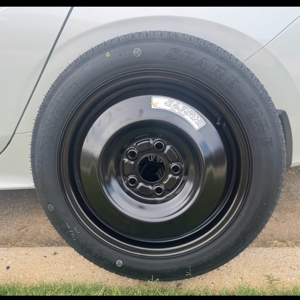 Premium Black Spare Tire, for a Honda Civic